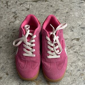 Reebok Pink Suede Women's Sneakers